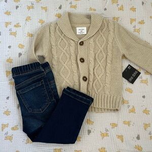 NWT 18 mo Sweater and Jeans